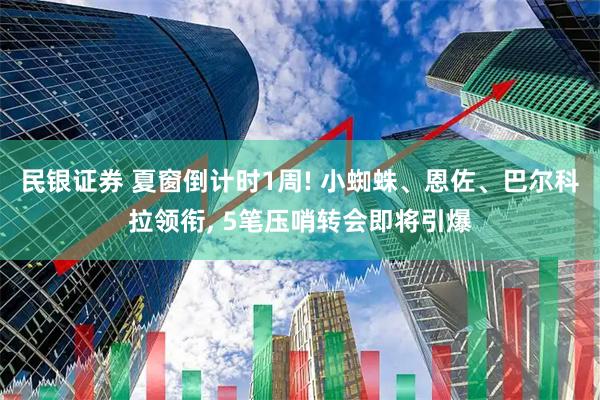 民银证券 夏窗倒计时1周! 小蜘蛛、恩佐、巴尔科拉领衔, 5笔压哨转会即将引爆